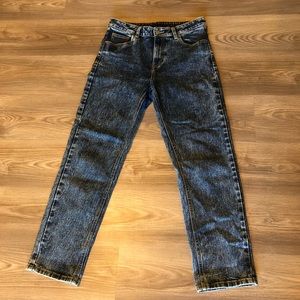Dr. Denim Edie Mom Jeans in Dazed Dark Wash
